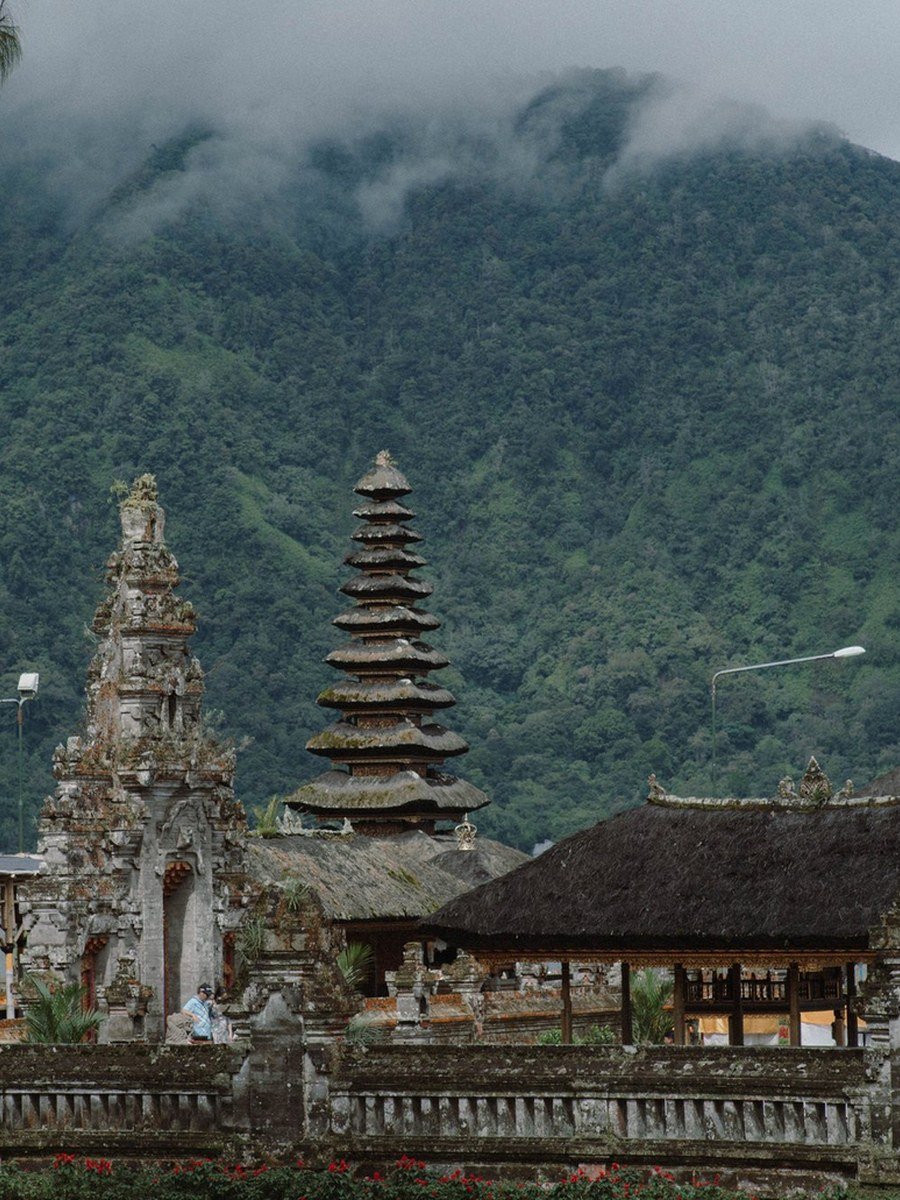 Temple gate in Bali